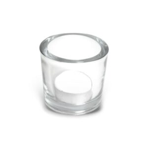 Partylicht Transparant incl. Waxinelichtje