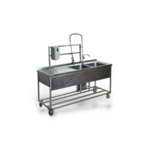 Aanvoertafel incl. Spoelbak met boiler voor warm water