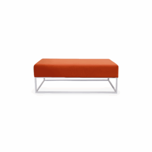 Staal® Lounge big White incl. Orange seating
