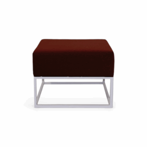Staal® Lounge small White incl. Burgundy seating