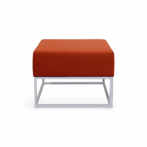 Staal® Lounge small White incl. Orange seating