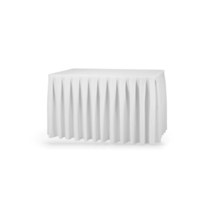 Tafelrok 4 m Wit (incl. bevestigingsklem)