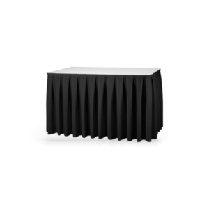 Tafelrok 410 cm Zwart (incl. bevestigingsklem)