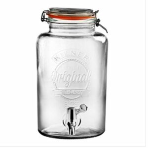 Weckfles 8,5 liter incl. RVS Kraan