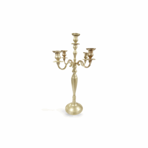 Kandelaar Goud Luxe 3 Arm (80 cm hoog)