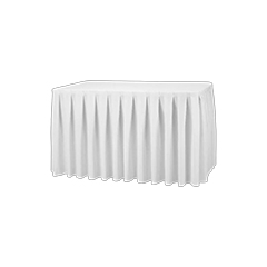 Kraamrok Wit Geplooid 184 / 76 (incl. Vast Bovenlaken)