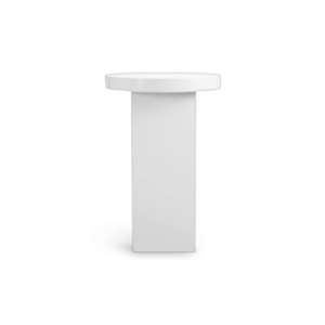 Dutch® Kolom Bartable Round White Blad