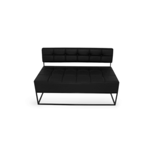 Staal® Lounge bench Black incl. Black seating