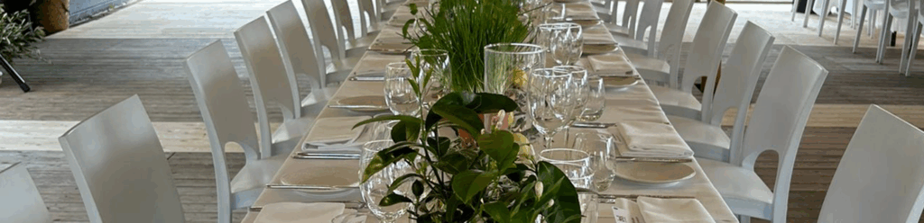 Tafelgerei huren voor een evenement, glaswerk servies linnen en meer